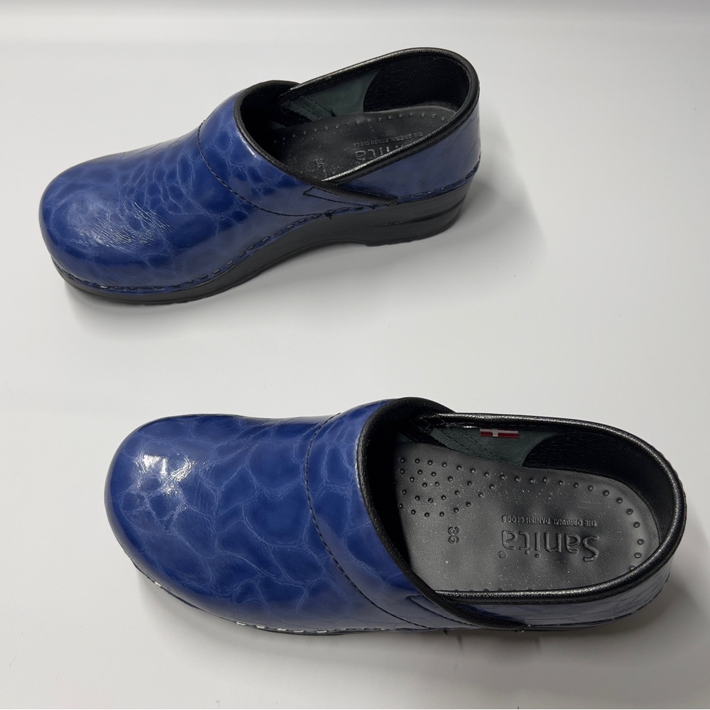 Sanita Ariana Professional Blue stapled Slip-On Work Clog Shoes EU 36 YS 5 - Picture 5 of 8